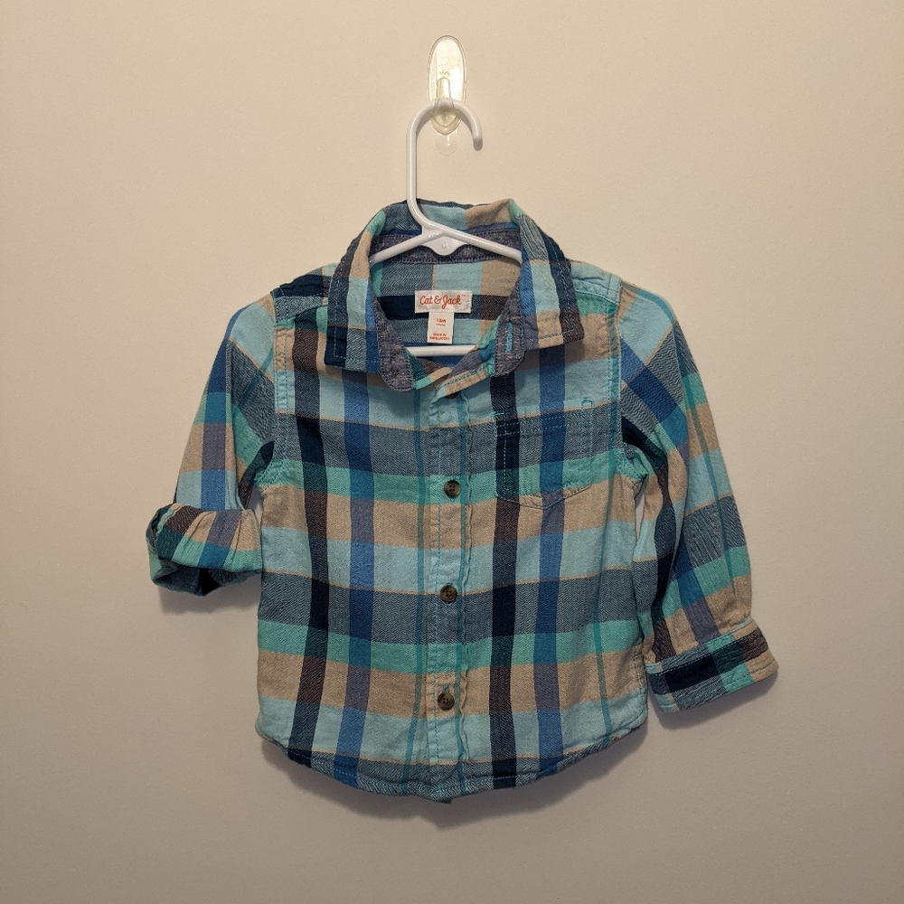18 Month Old Boy's Button-down Shirt